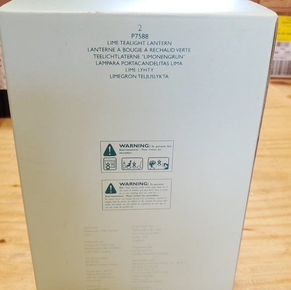 NIB Partylite P7588 Lime Tealight Lantern - Picture 6 of 7